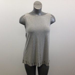 Strazzi Tank Top Women's Small Gray Sleeveless